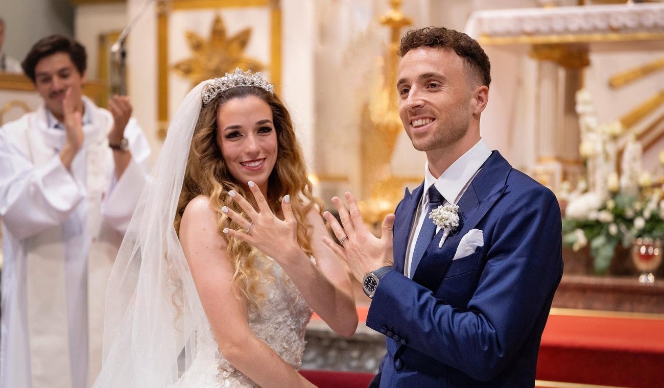 Diogo Jota y su esposa