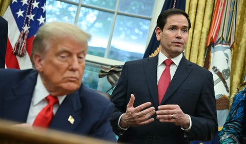 Donald Trump y Marco Rubio