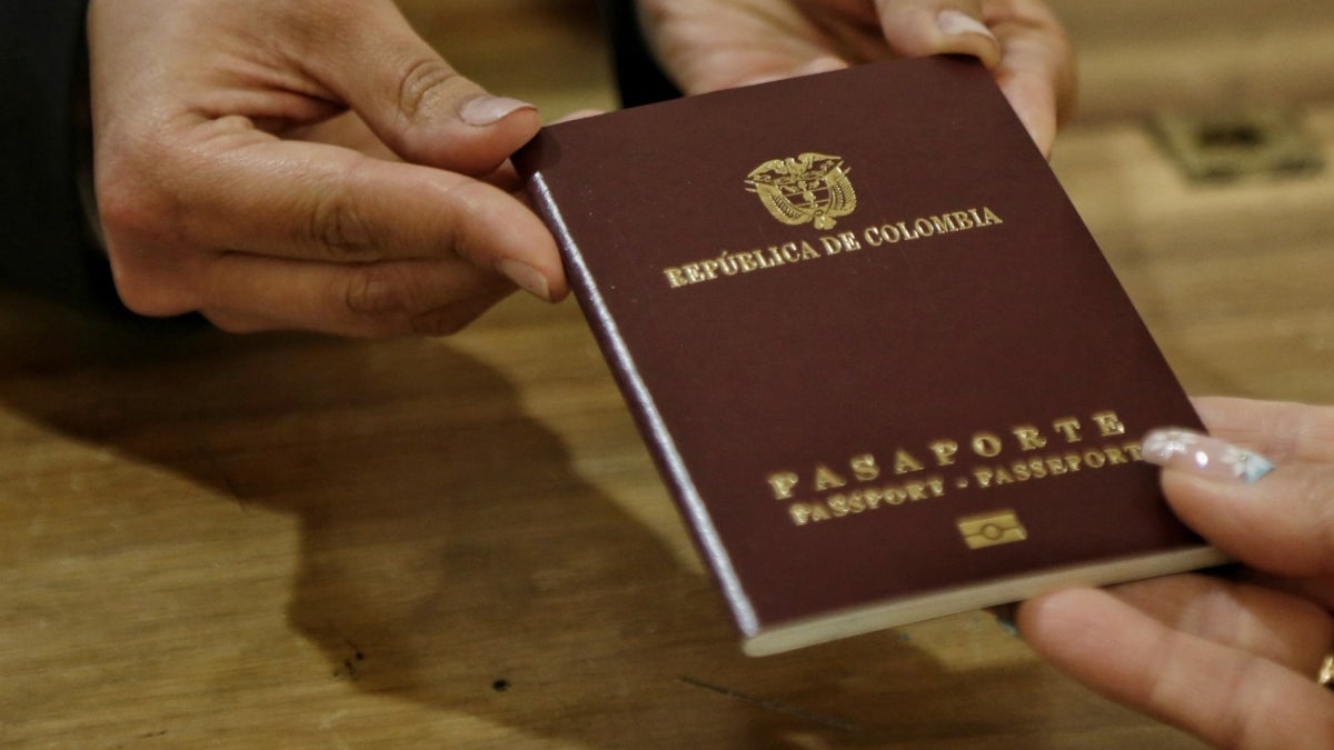 Pasaporte colombiano