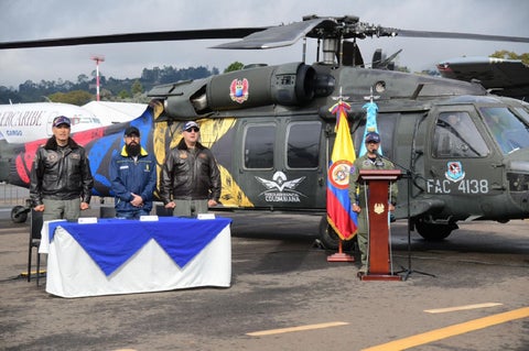 Helicopteros Firehawk, UNGRD, FAC, atención emergencias