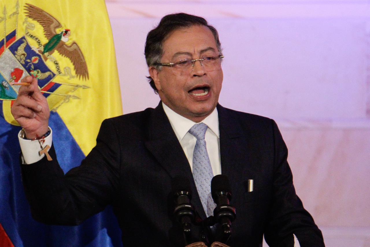 Presidente Gustavo Petro en la instalación del Congreso.