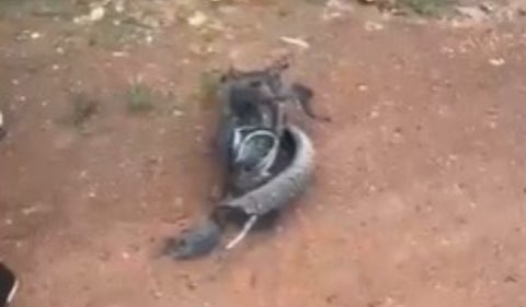 Fragmento de motobomba