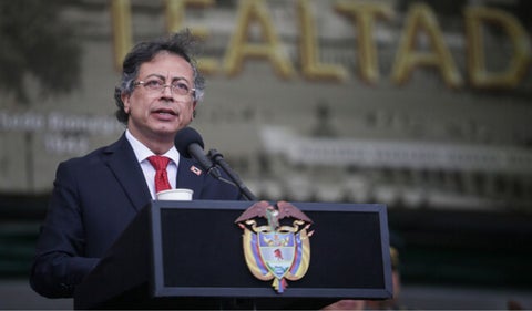 Colombia comprará armamento en varios países para modernizar sus fuerzas armadas y fortalecer su defensa nacional, según el presidente Gustavo Petro en la F AIR 2025 en Rionegro, Oriente antioqueño.