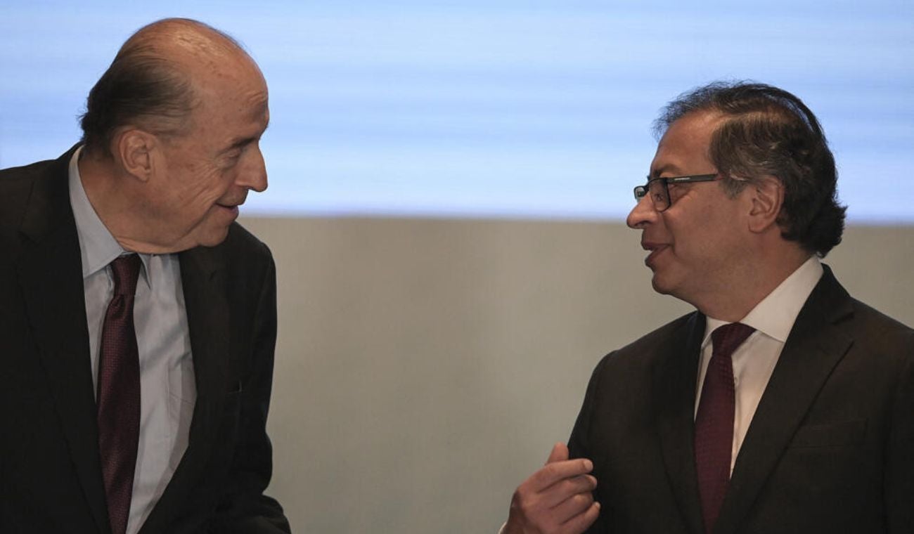 Gustavo Petro y Álvaro Leyva