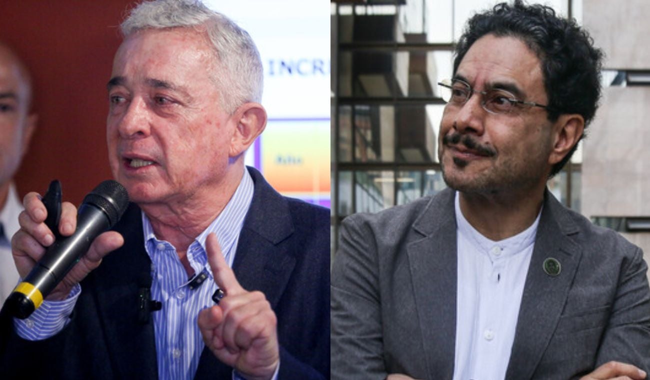Iván Cepeda y Álvaro Uribe