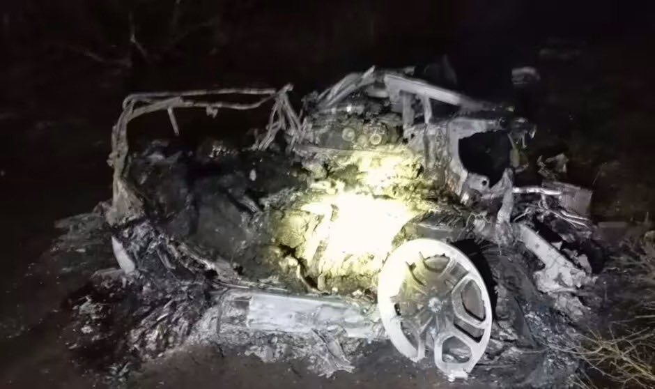 Lamborghini en el que viajaba Diogo Jota en su accidente