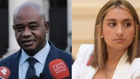 Luis Gilberto Murillo y Laura Sarabia