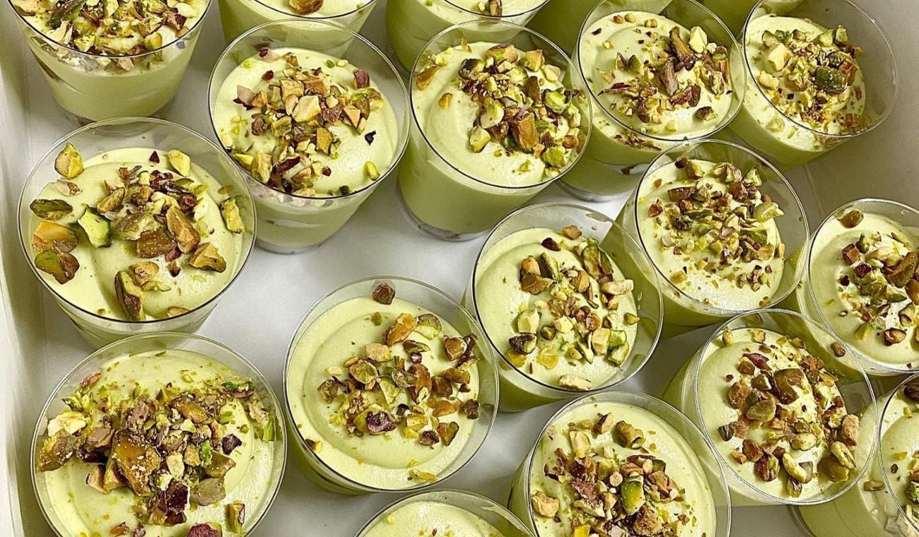 Tiramisú de pistacho