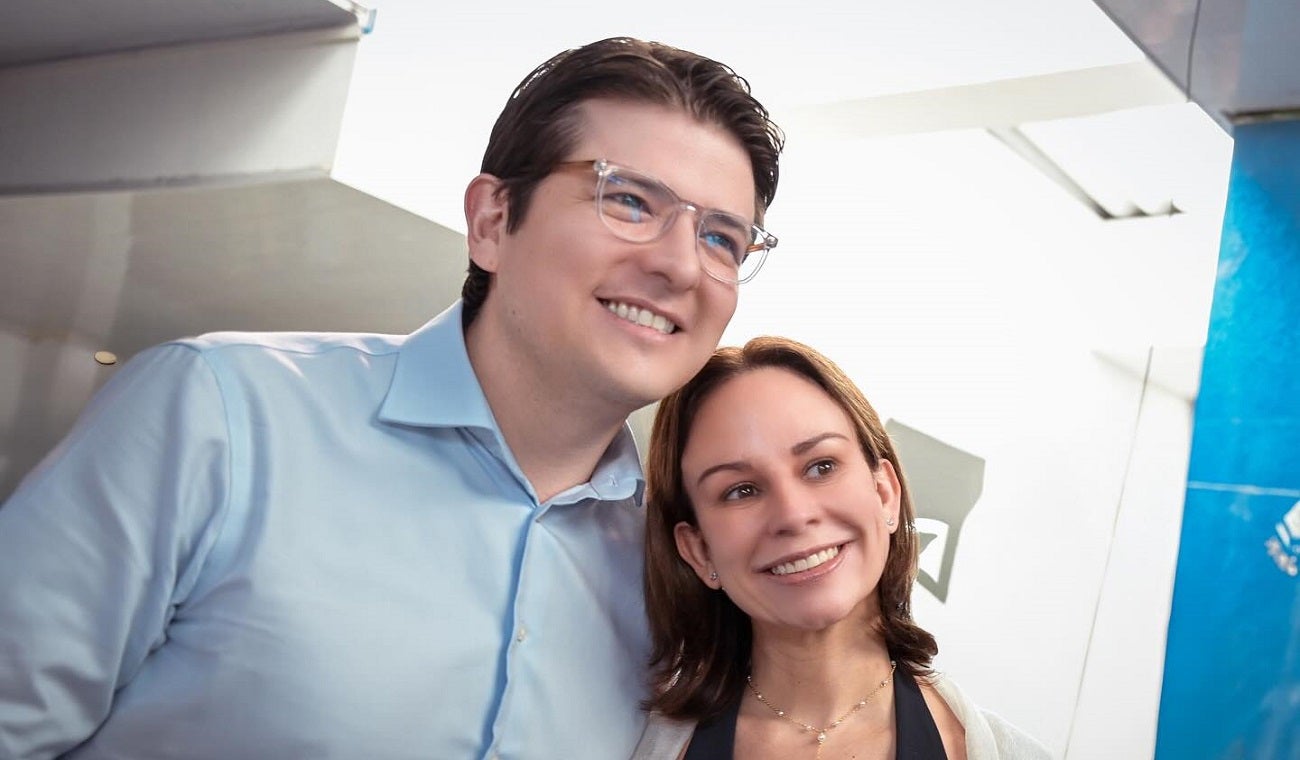 Miguel Uribe Turbay y María Claudia Tarazona