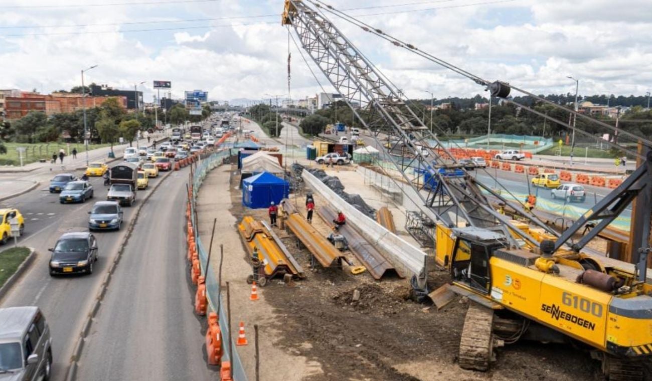 Avance del 57,5 en la construcción de la Primera Línea del Metro de Bogotá, con entrega prevista para septiembre.