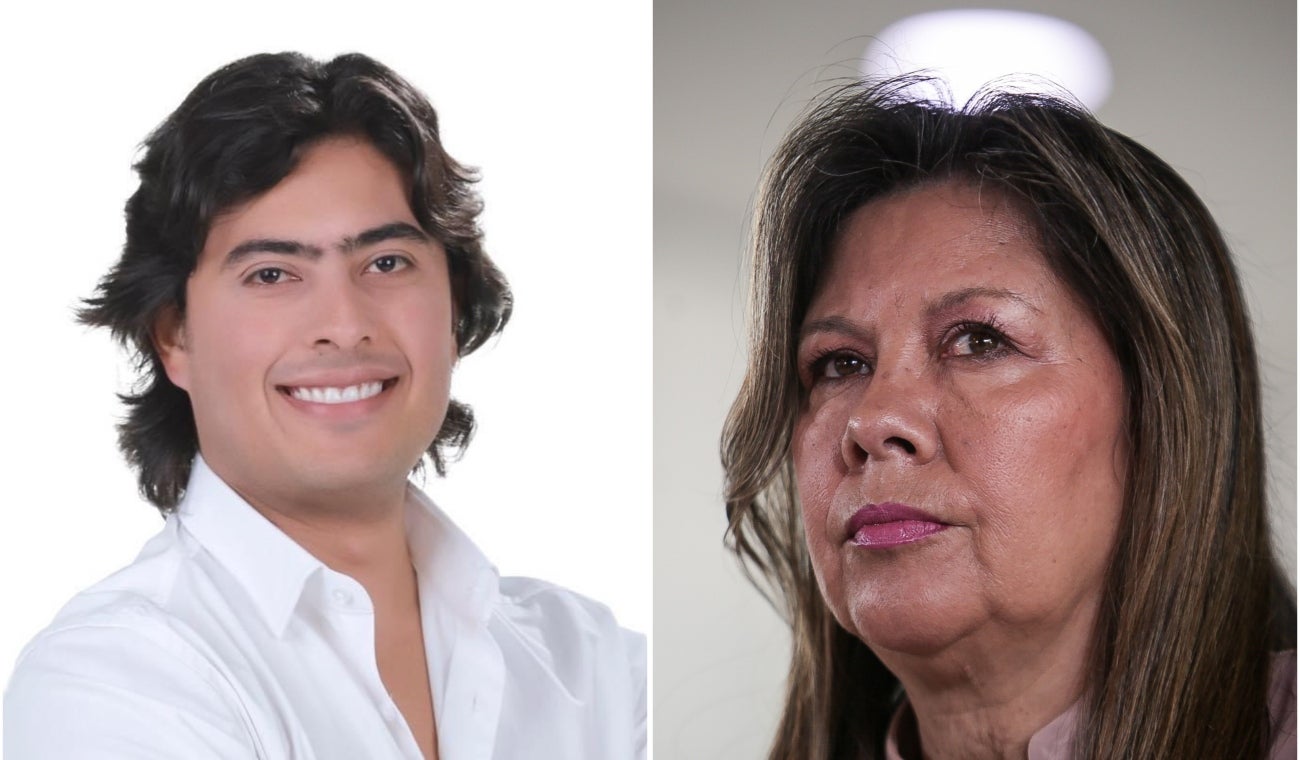 Nicolás Petro y Luz Adriana Camargo
