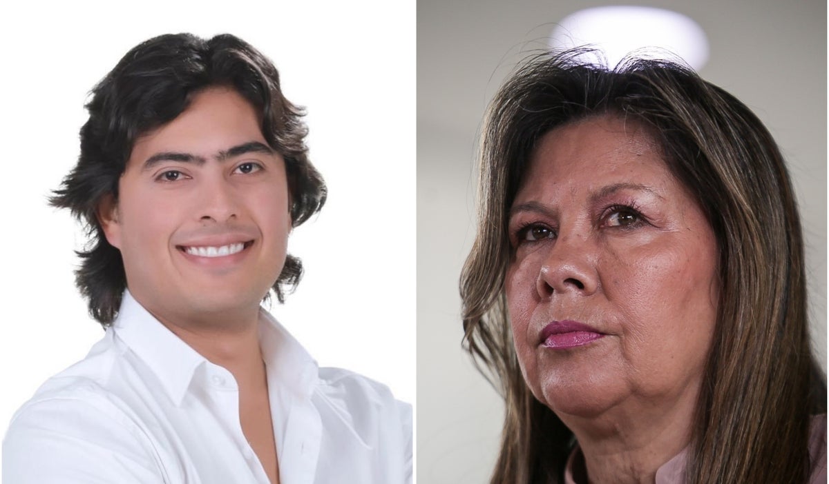 Nicolás Petro y Luz Adriana Camargo