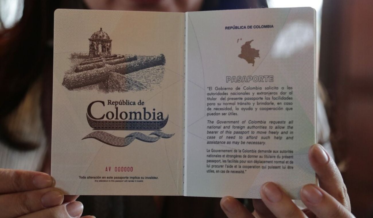 Pasaporte colombiano