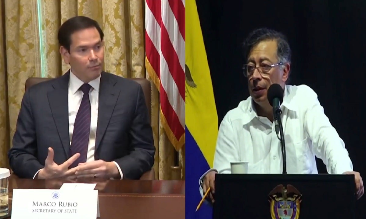 Presidente Petro y Secretario Rubio