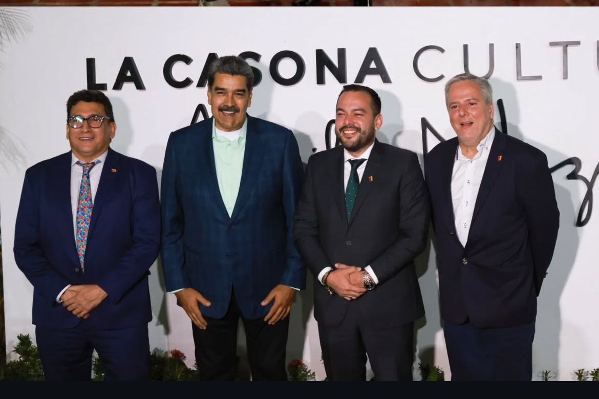 Edwin palma y Nicolás maduro
