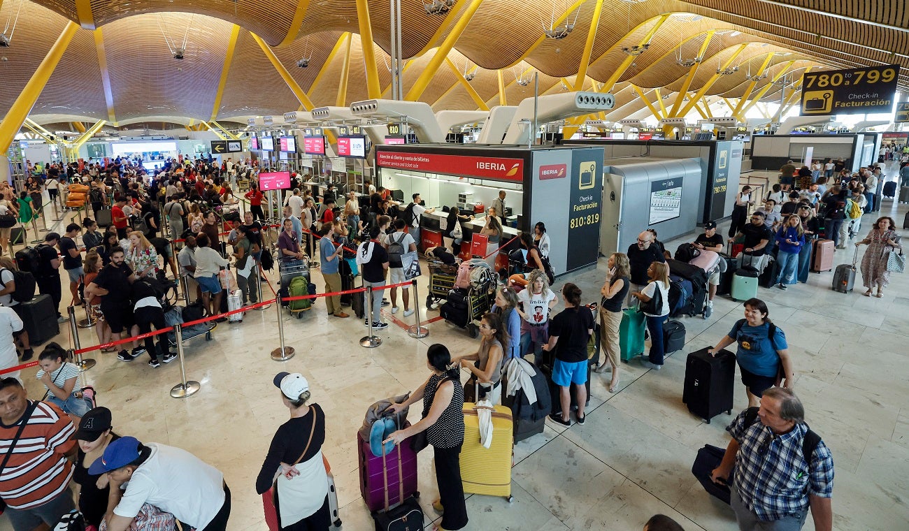 Problemas en aeropuerto Madrid-Barajas este 2 de julio