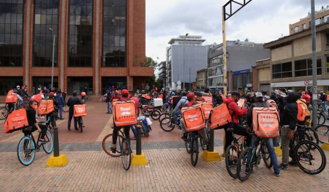 Repartidores de plataformas digitales