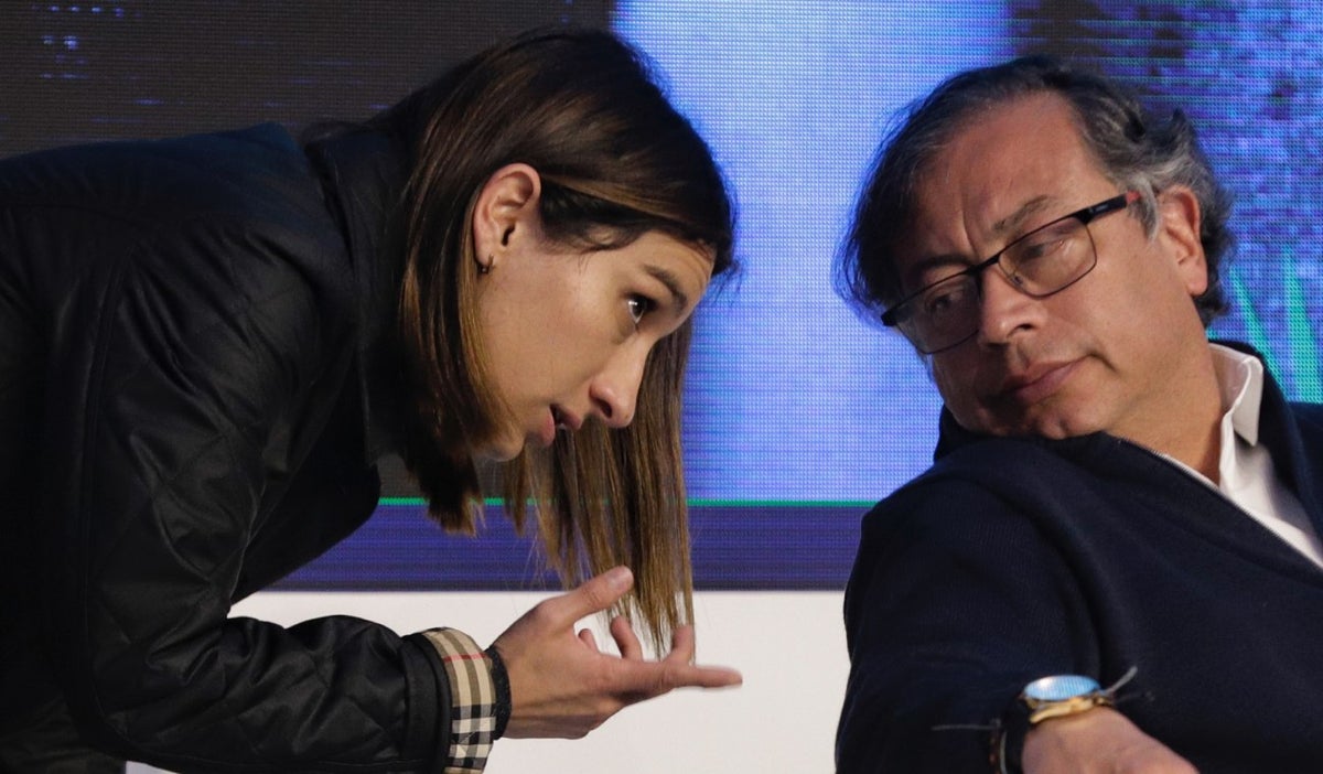 Laura Sarabia y Gustavo Petro
