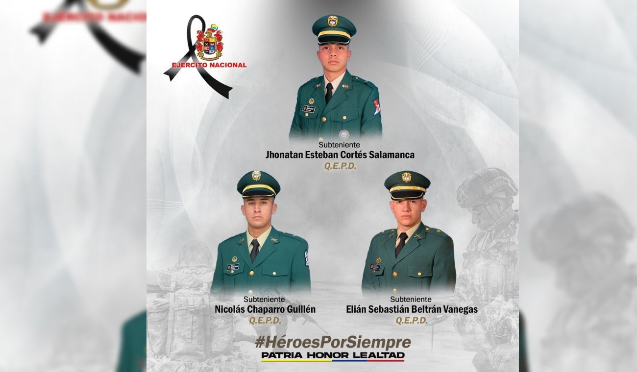 Subtenientes fallecidos
