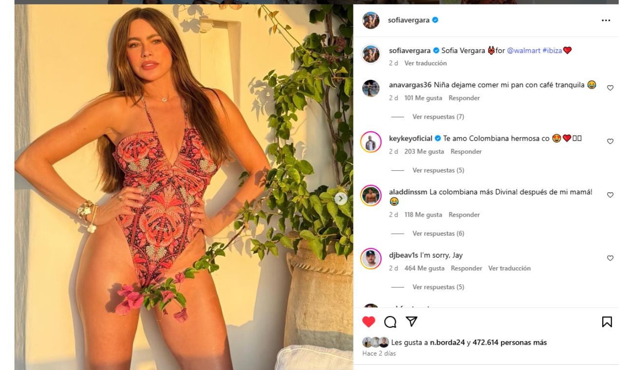 Sofía Vergara disfrutando de unas pequeñas vacaciones, donde fue vista con Tom Brady