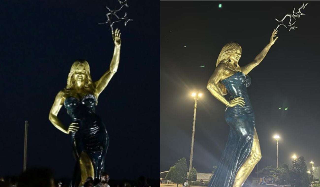 [FOTOS] Así es la estatua de SOFÍA VERGARA en Barranquilla