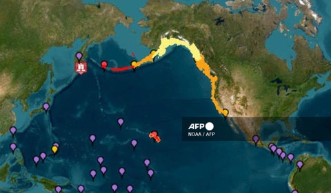 Peligro de tsunami