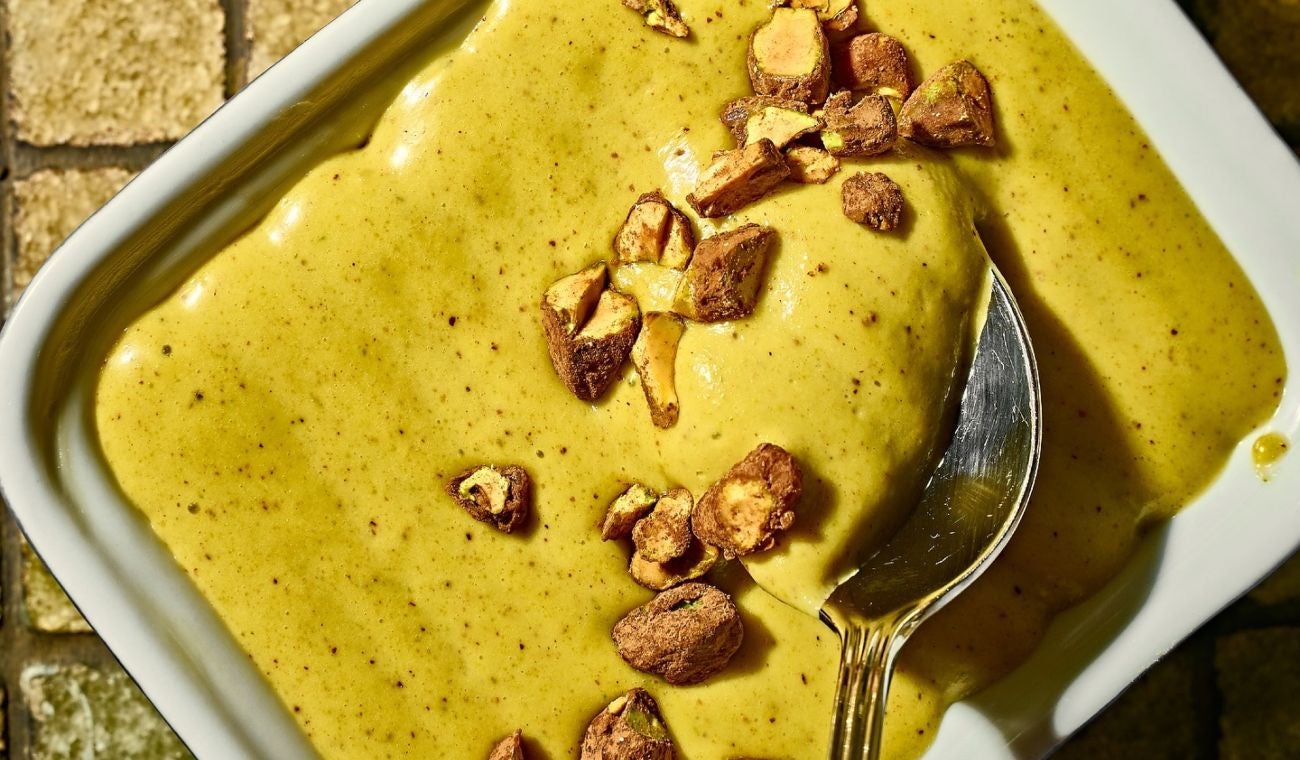 Tiramisú de pistacho