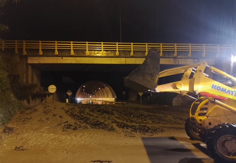 Foto: Por ahora, no hay una hora definida para la reapertura de este importante corredor vial.