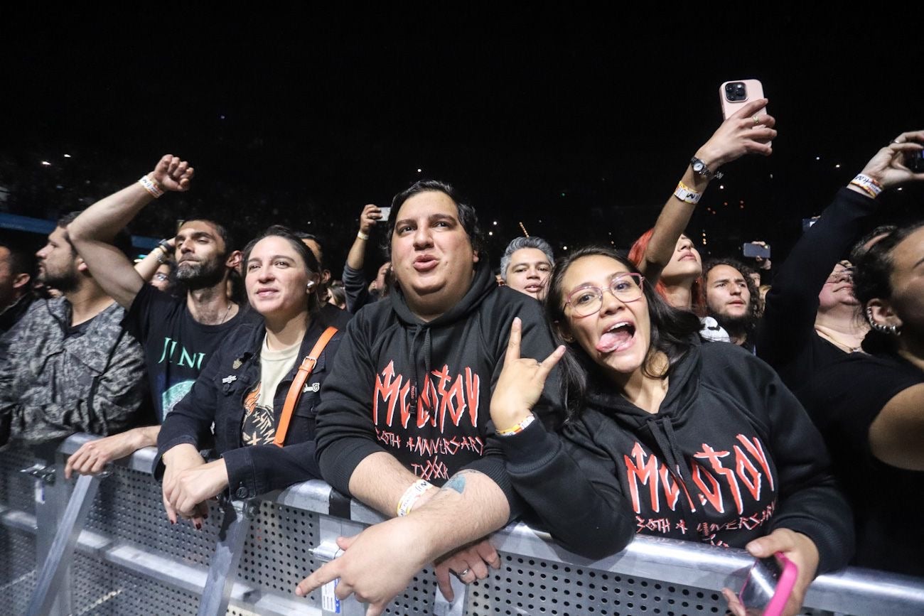 Publico del concierto de Molotov 