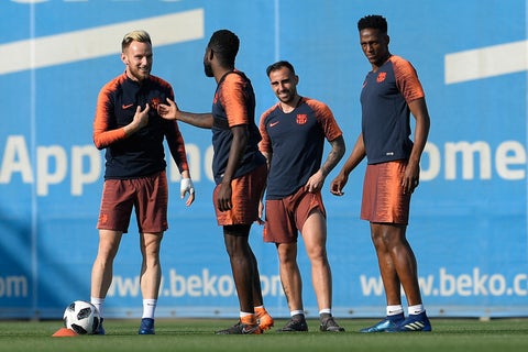 Yerry Mina en el FC Barcelona
