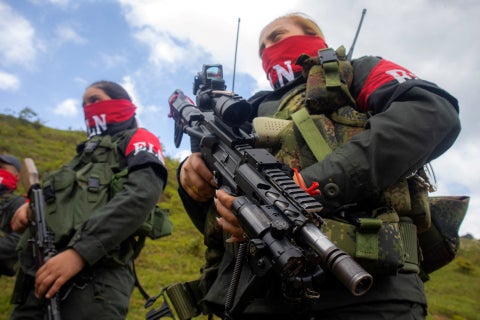 Mujeres reclutadas por el ELN