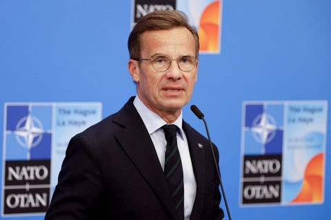 Ulf Kristersson, primer ministro de Suecia