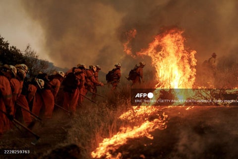 Incendio forestal en Los Ángeles