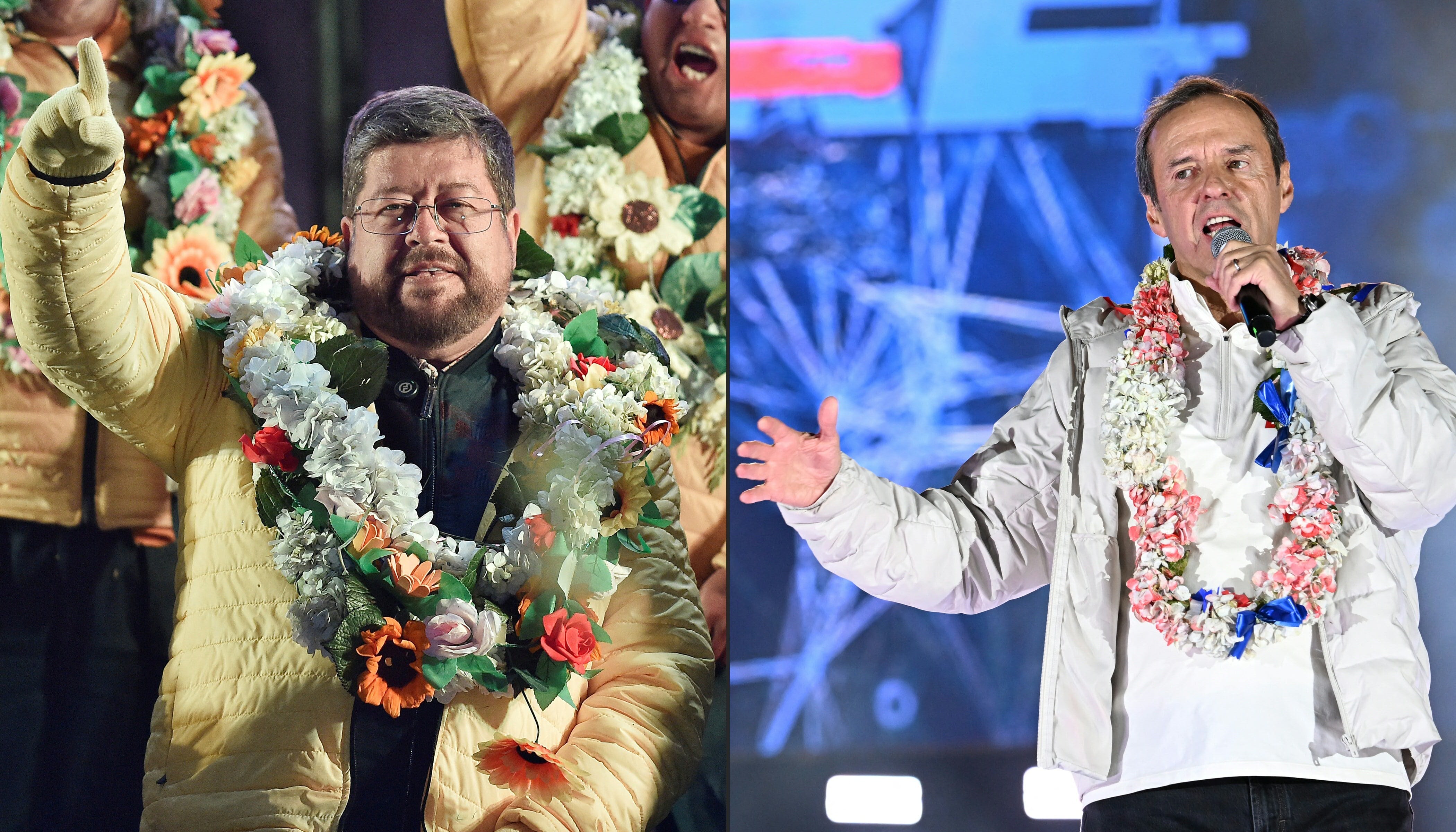 Samuel Doria Medina y Samuel Doria Medina, candidatos presidenciales de Bolivia