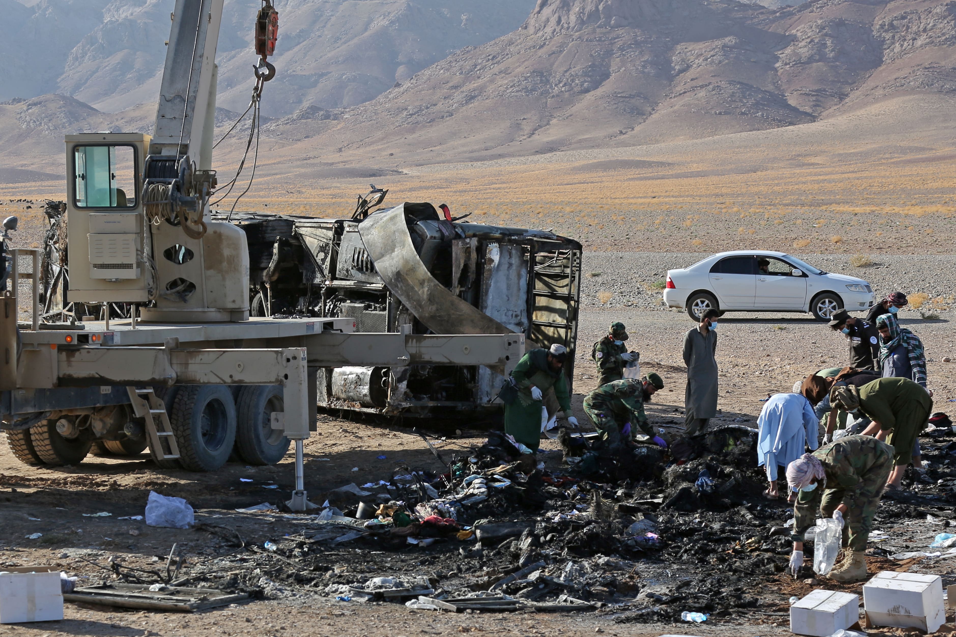 Accidente de bus al oeste de Afganistán