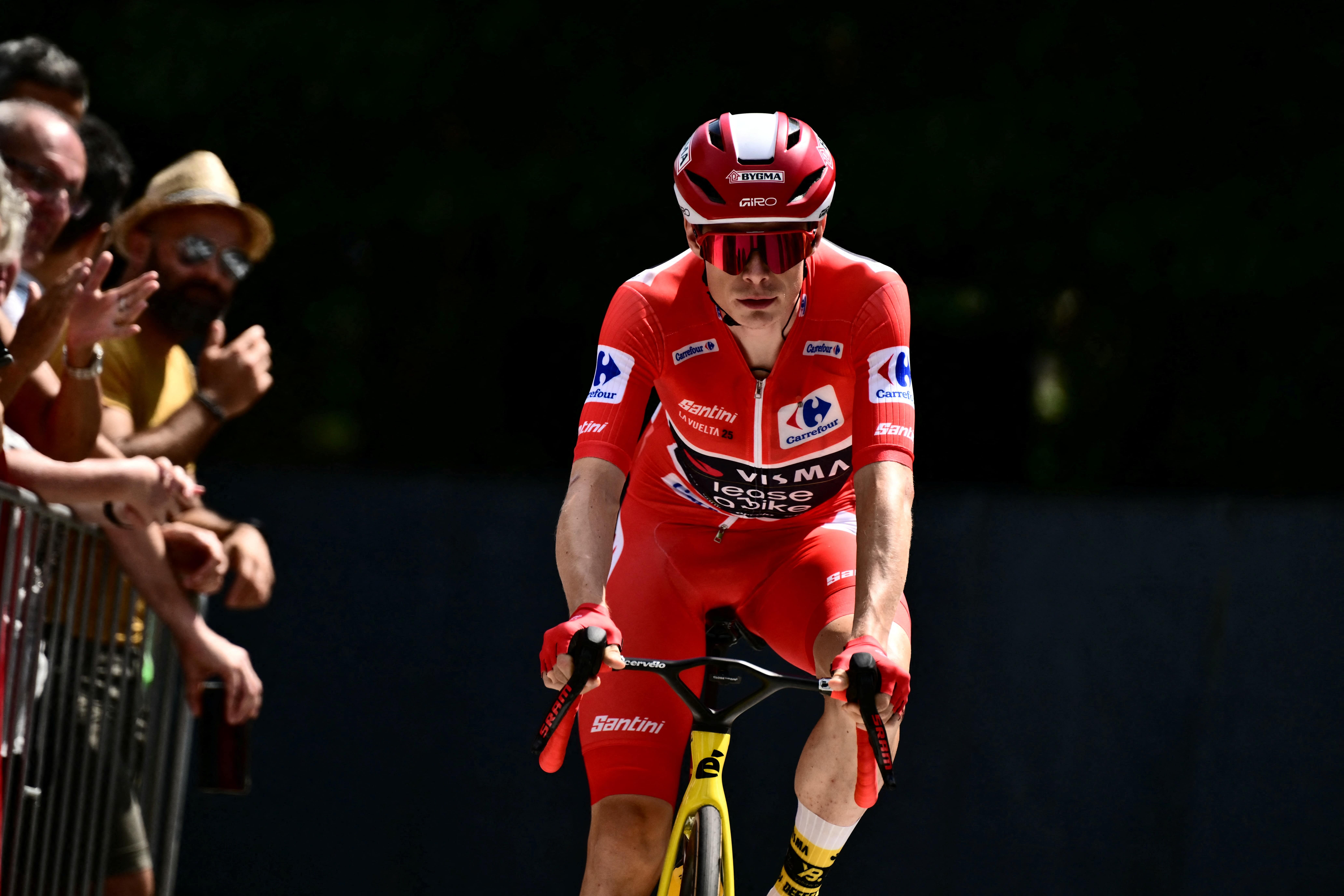 El ciclista danés Jonas Vingegaard del equipo Visma-Lease