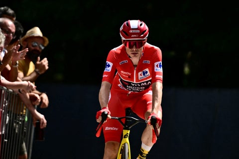 El ciclista danés Jonas Vingegaard del equipo Visma-Lease