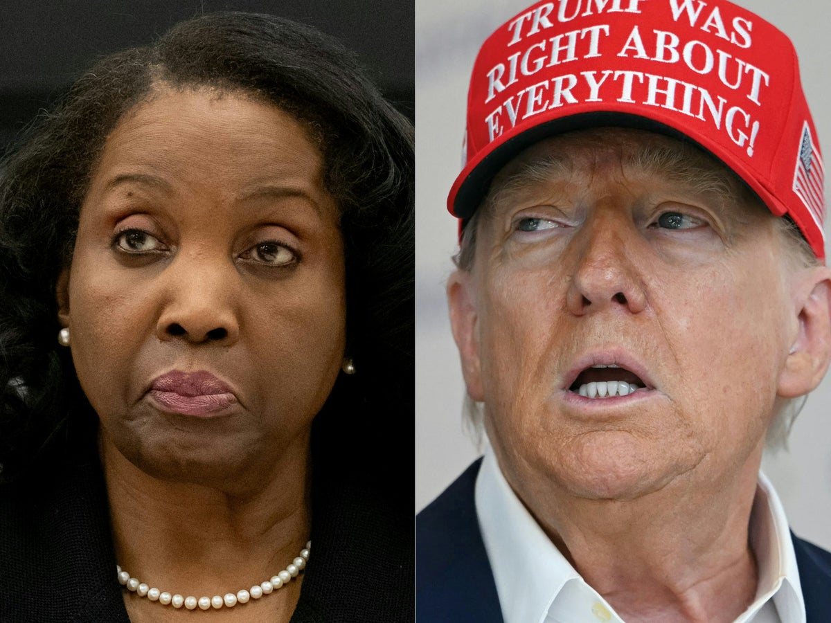 Lisa Cook, gobernadora de la Reserva Federal y el presidente Donald Trump