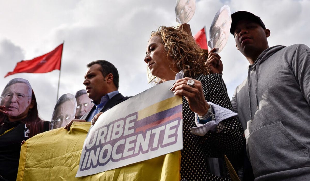 Marchas a favor de Álvaro Uribe