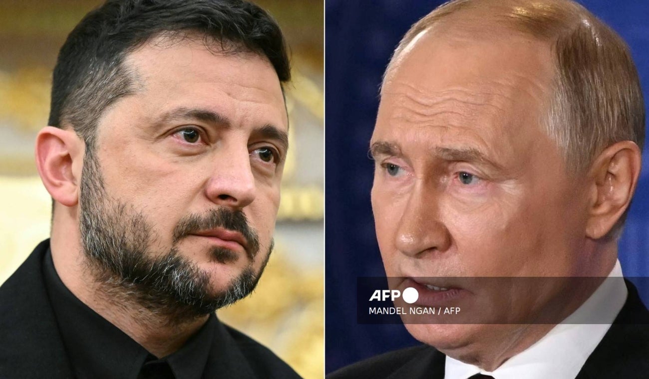 Putin y Zelensky