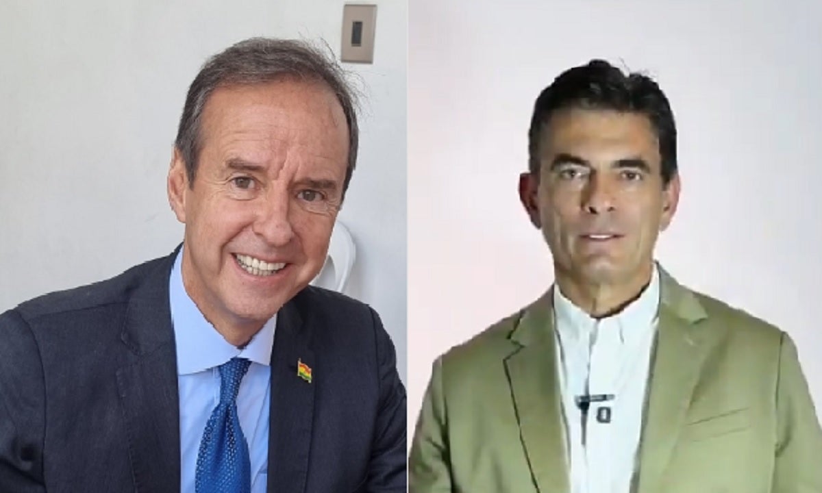 Rodrigo Paz Pereira y Jorge “Tuto” Quiroga,