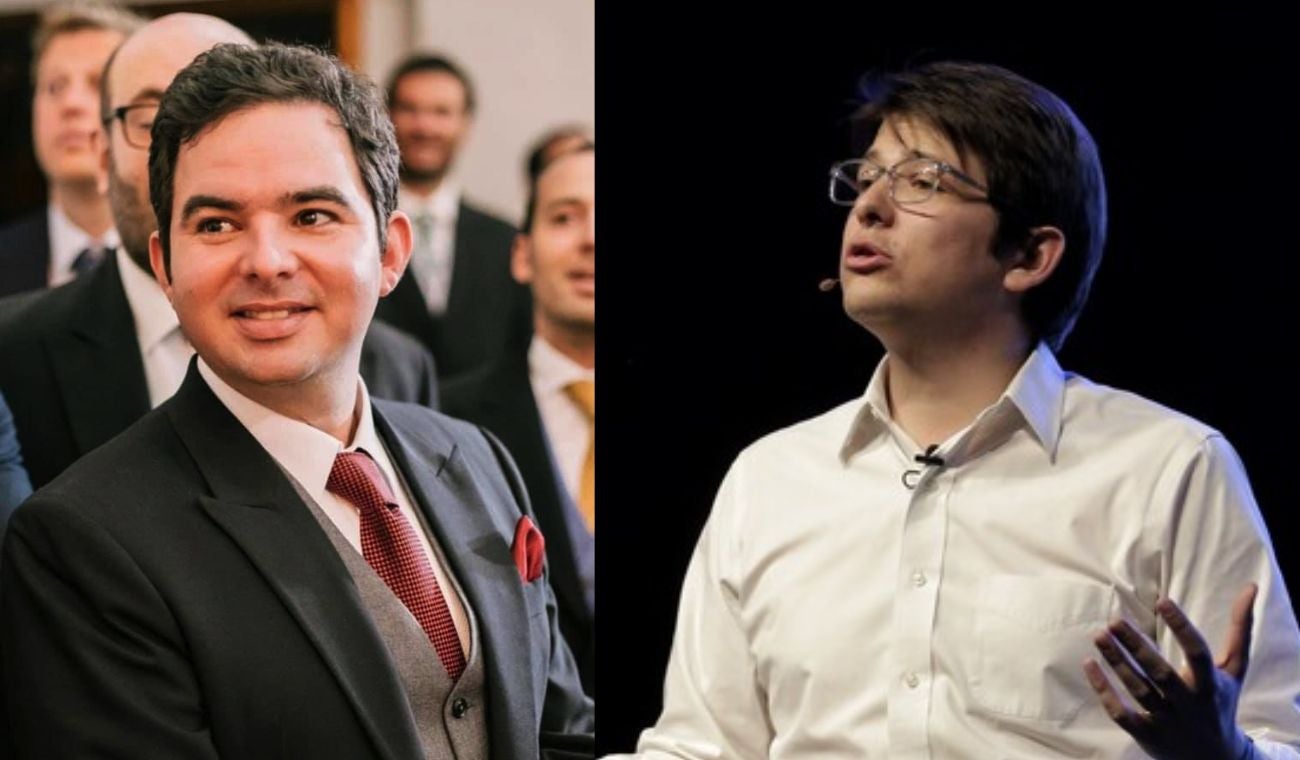 Carlos Meisel y miguel Uribe Turbay