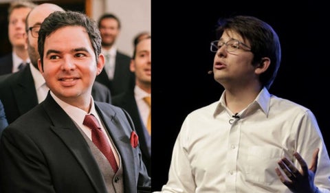 Carlos Meisel y miguel Uribe Turbay
