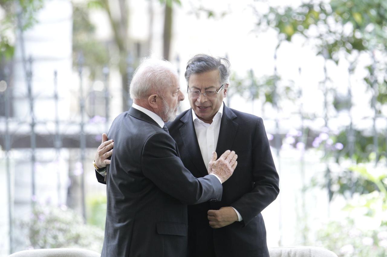 Presidentes de Colombia, Gustavo Petro y de Brasil, Luiz Inacio Lula da Silva.