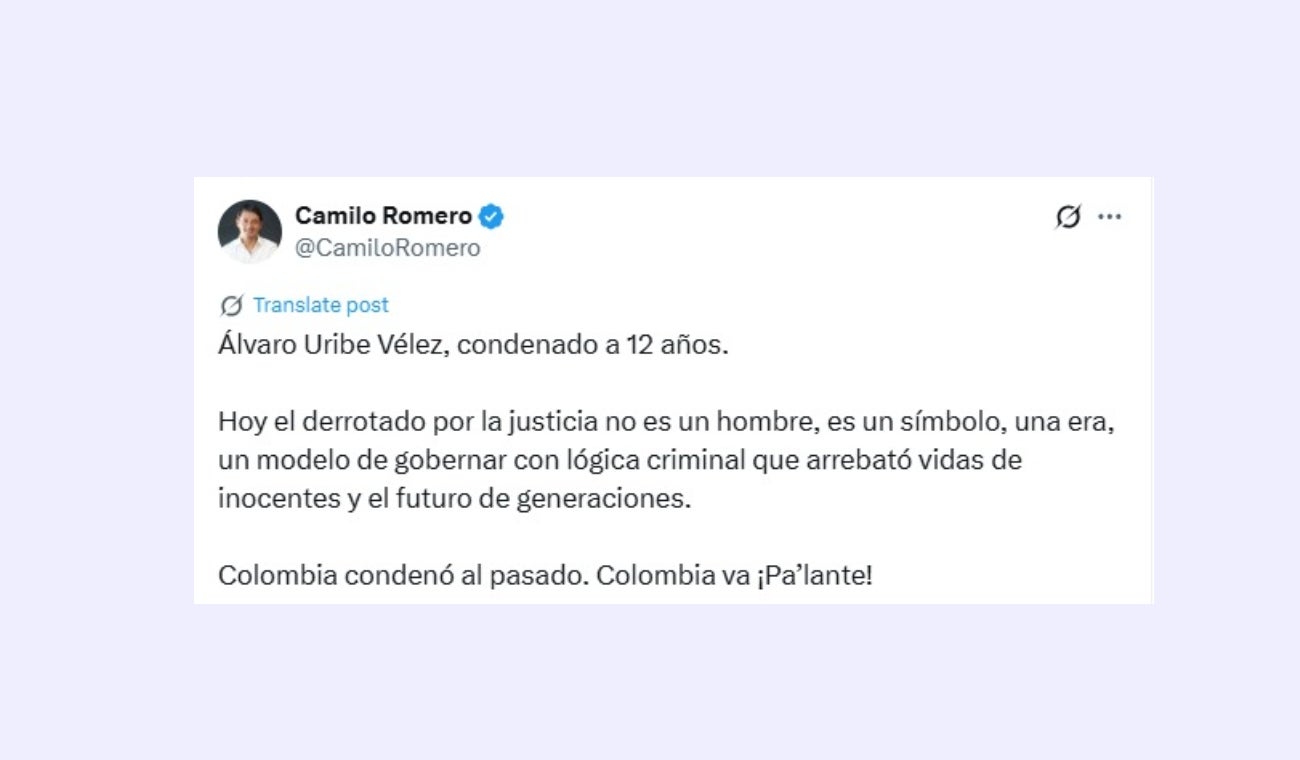 Hijos de URIBE y políticos reaccionan a su CONDENA