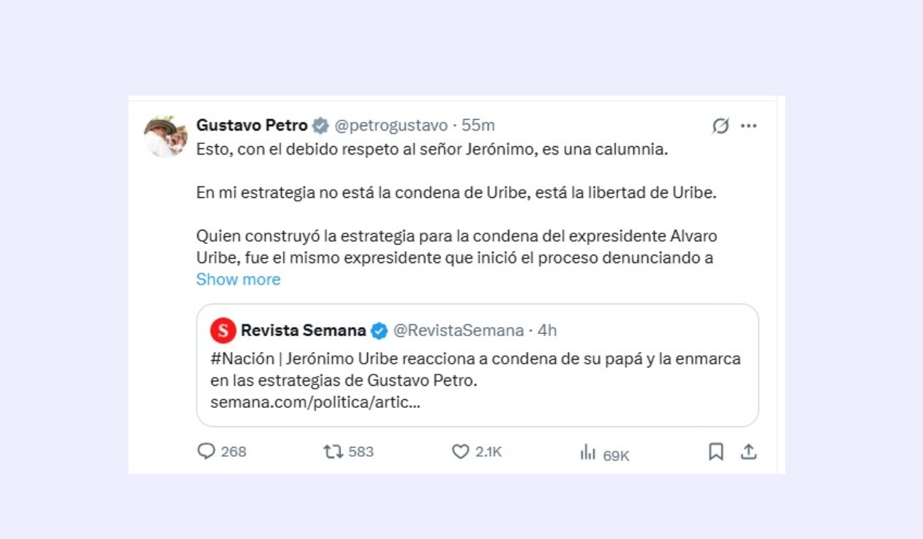 Trino de Gustavo Petro