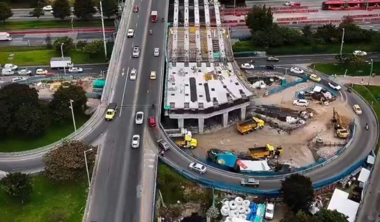 El nuevo puente vehicular de la Autopista Norte en Bogotá utiliza bloques de icopor GEOBLOQUE para reducir cargas y mejorar la movilidad
