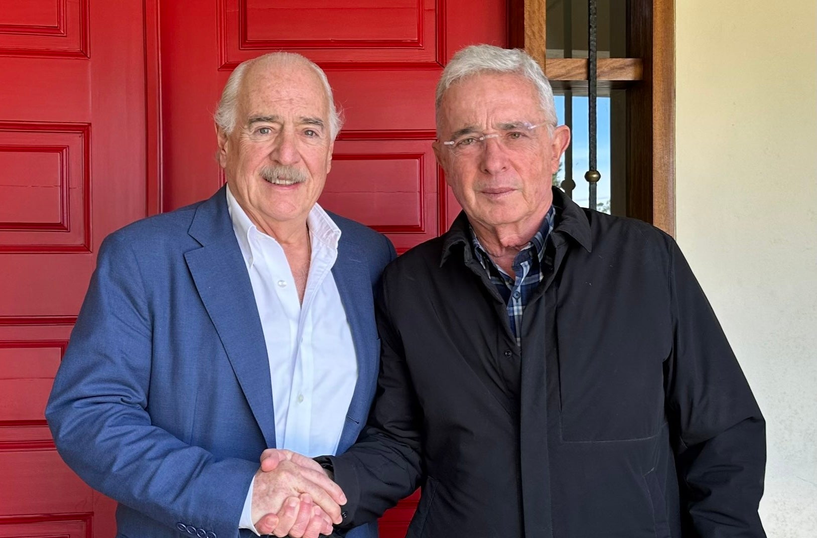 Andrés Pastrana y Álvaro Uribe
