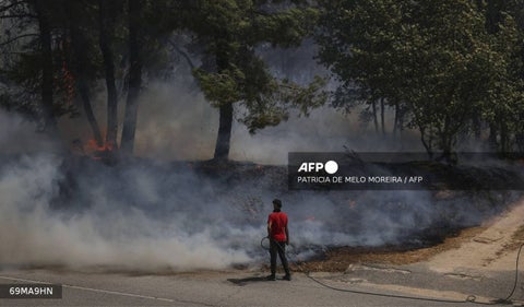 Tragedia en Portugal: primer fallecido por incendios en Guarda. Presidente interrumpe vacaciones para supervisar situación