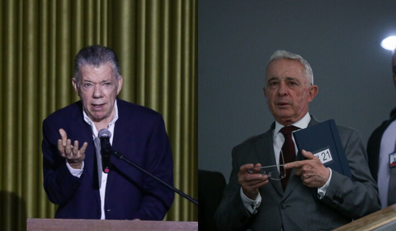 Enfrentamiento entre expresidentes Uribe y Santos tras muerte de Miguel Uribe Turbay. Polarización política y críticas por narcotráfico y Odebrecht